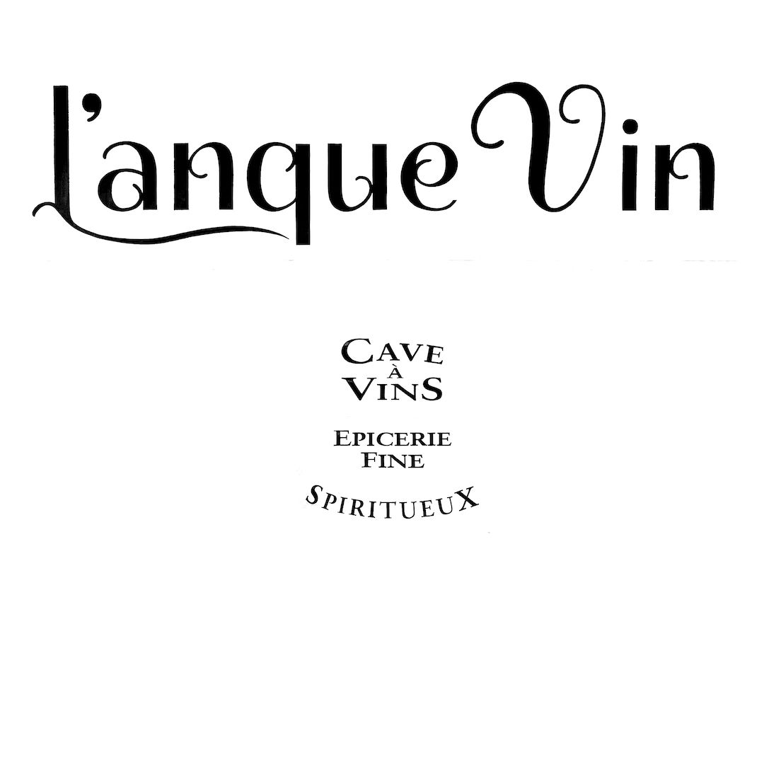 abstract black and white image letterforms