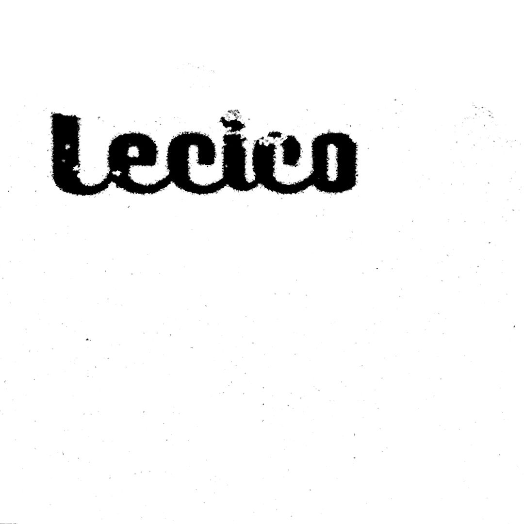 abstract black and white image letterforms