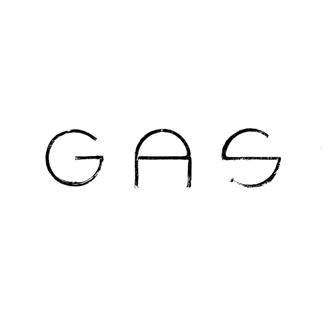 abstract black and white image letterforms