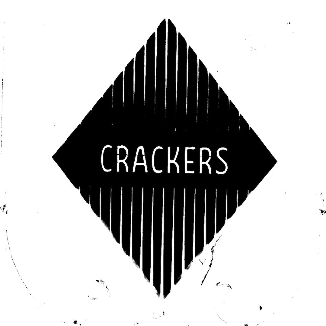 abstract black and white image letterforms