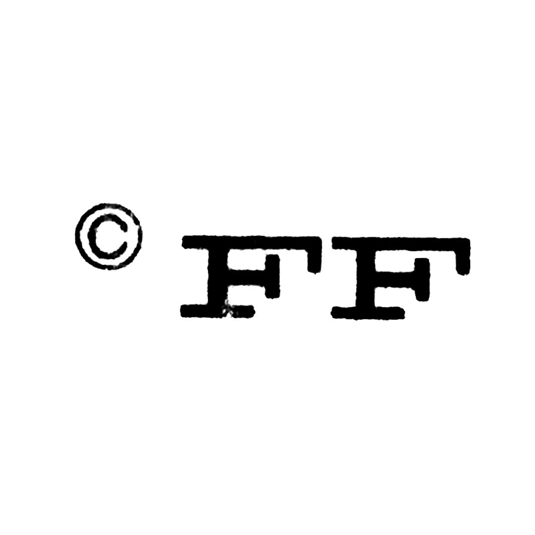 abstract black and white image letterforms
