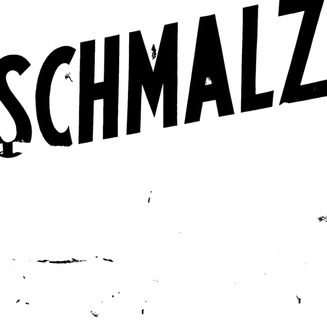 abstract black and white image letterforms