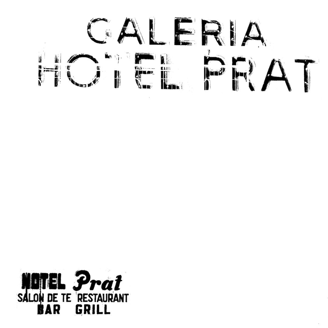 abstract black and white image letterforms