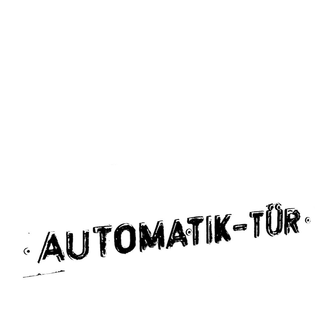 abstract black and white image letterforms