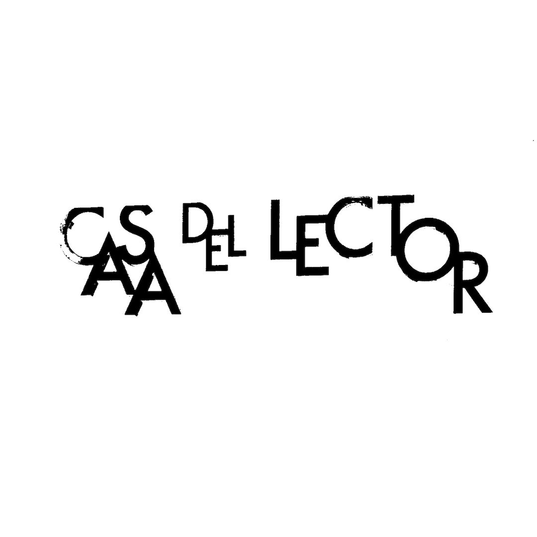 abstract black and white image letterforms