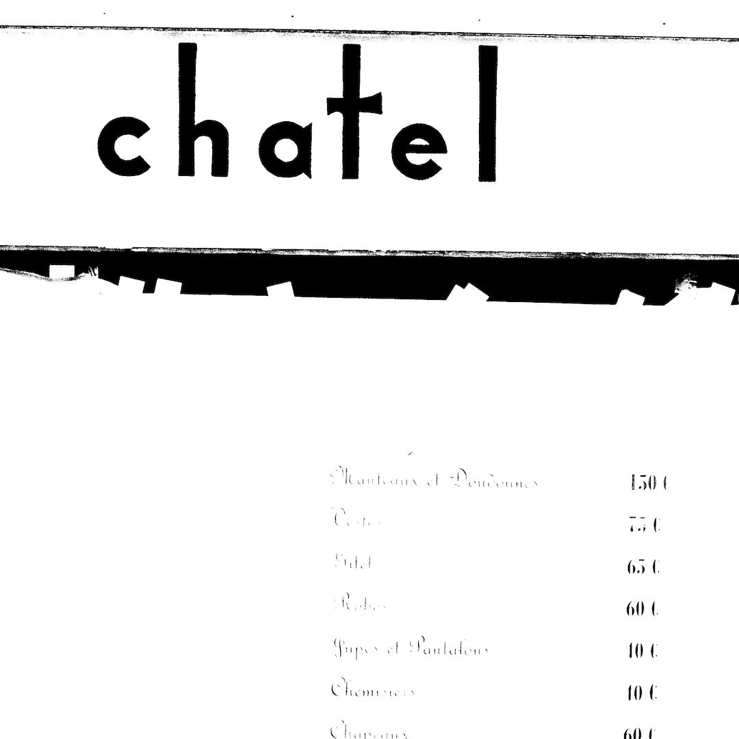 abstract black and white image letterforms