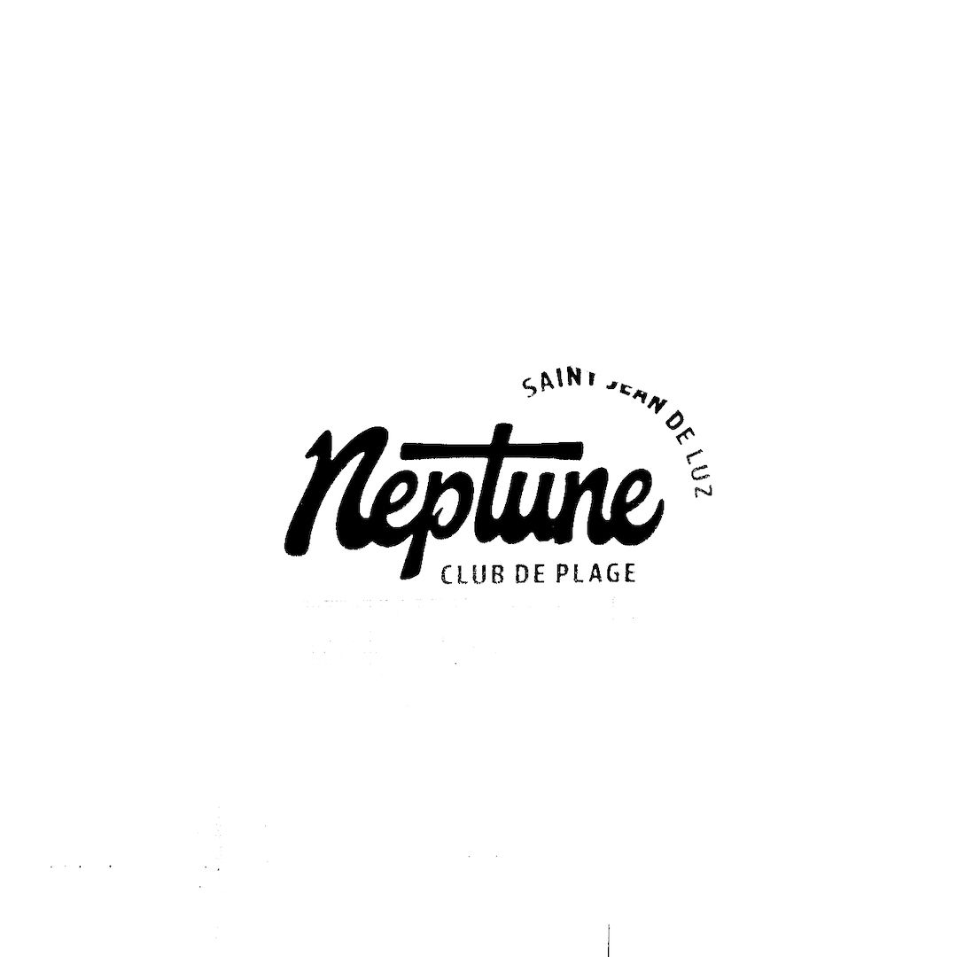 abstract black and white image letterforms
