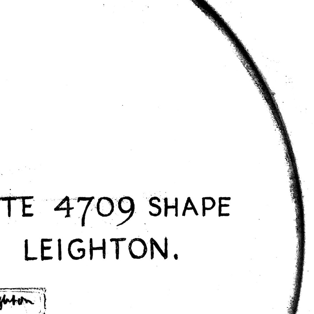 abstract black and white image letterforms
