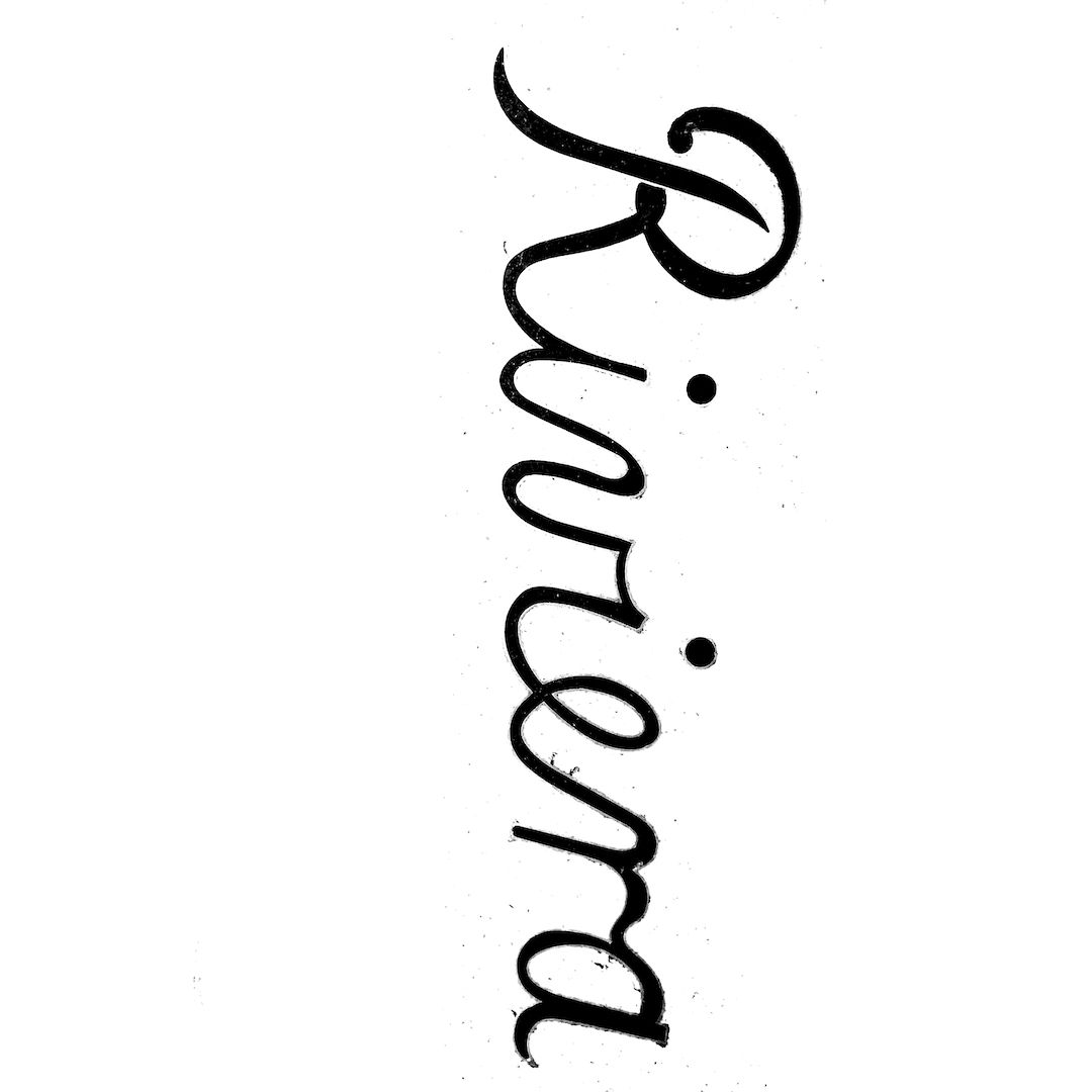 abstract black and white image letterforms