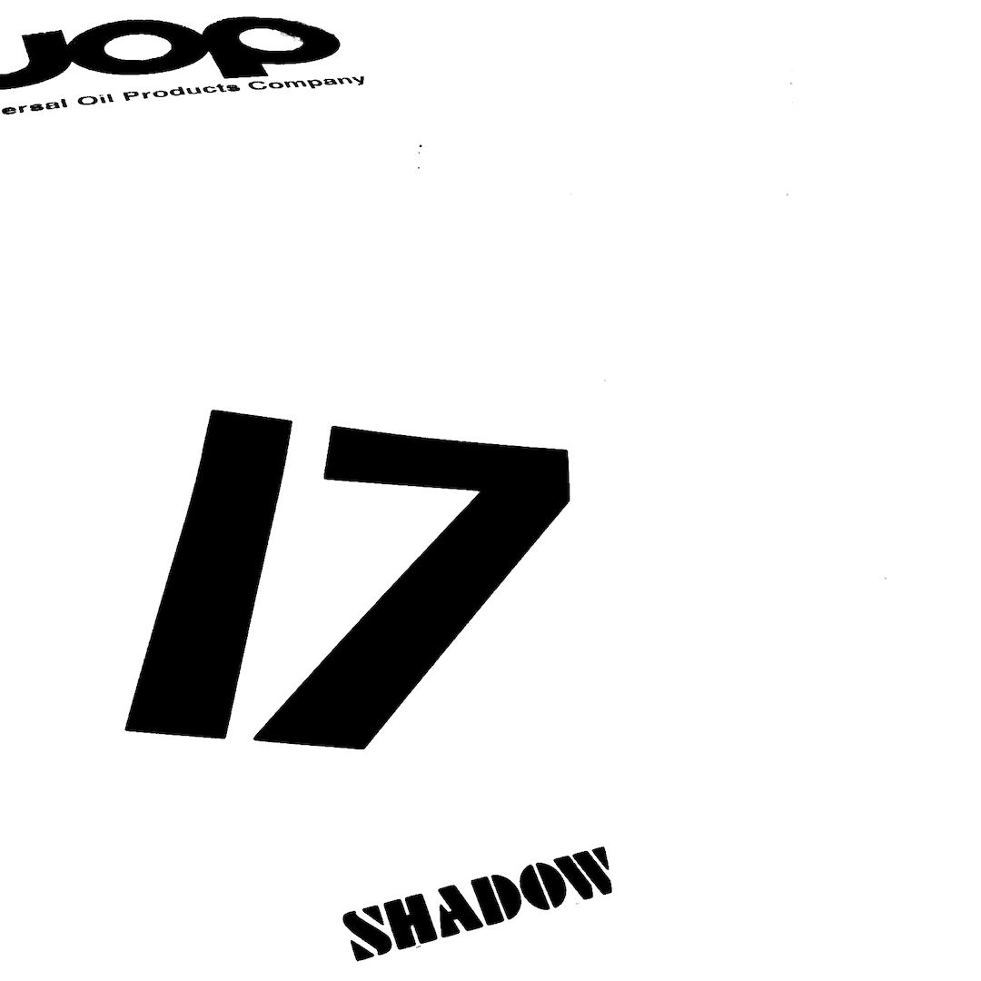 abstract black and white image letterforms
