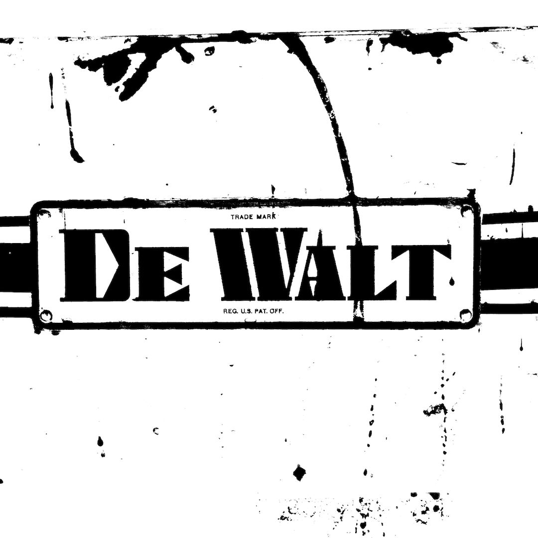 abstract black and white image letterforms