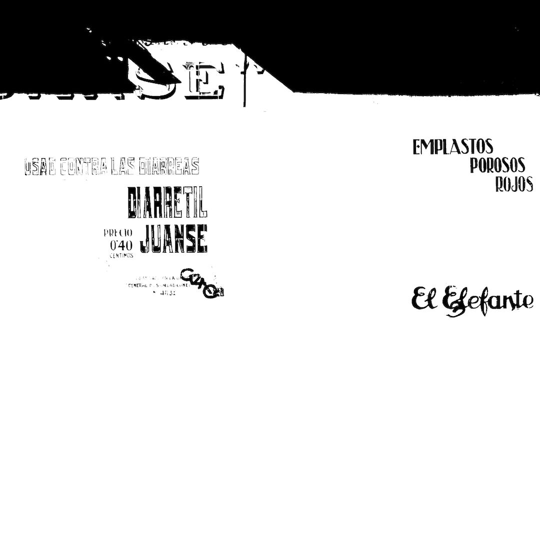 abstract black and white image letterforms