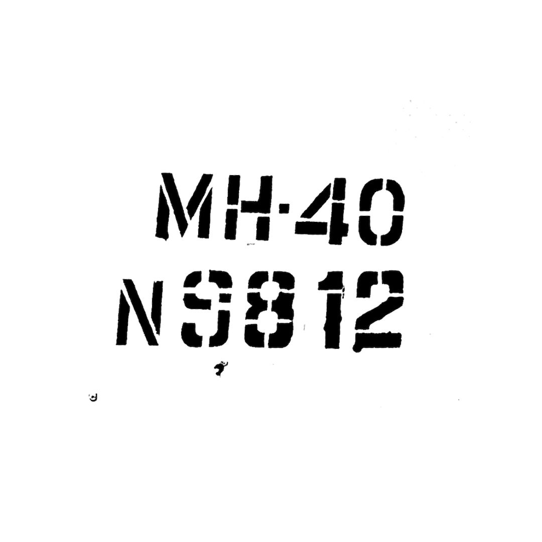abstract black and white image letterforms