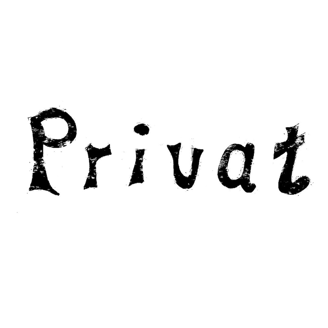 abstract black and white image letterforms