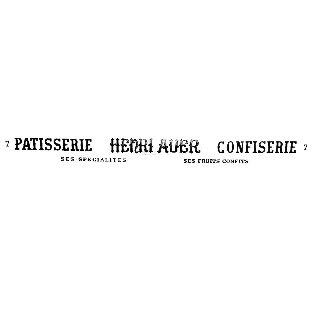 abstract black and white image letterforms