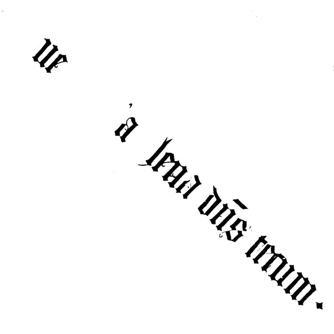 abstract black and white image letterforms