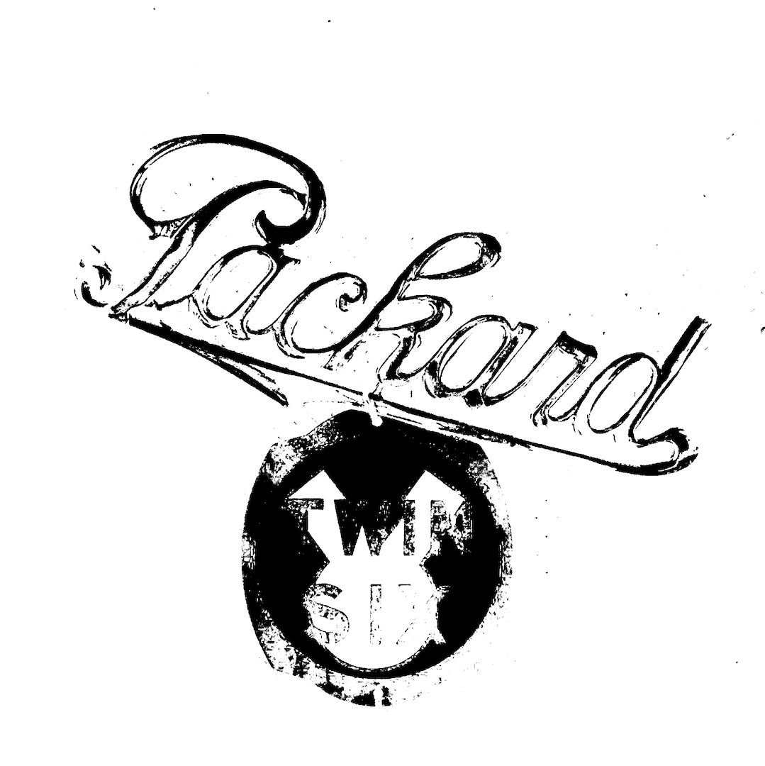 abstract black and white image letterforms