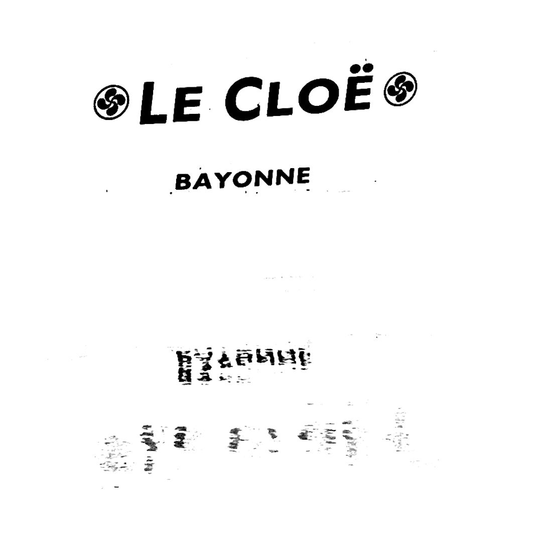 abstract black and white image letterforms