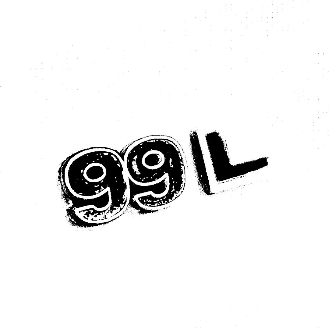 abstract black and white image letterforms