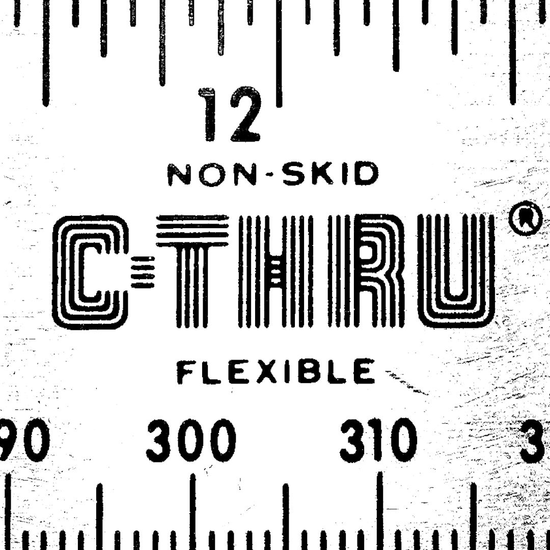 abstract black and white image letterforms