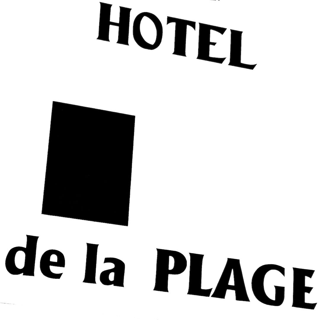 abstract black and white image letterforms