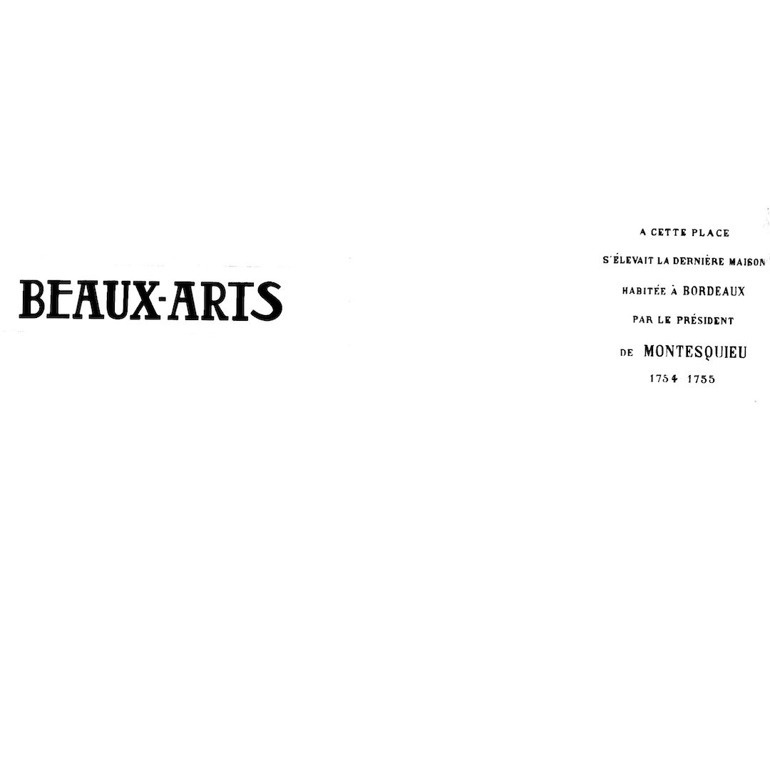abstract black and white image letterforms