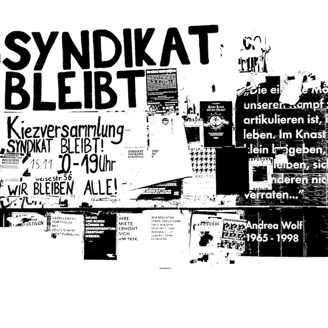 abstract black and white image letterforms
