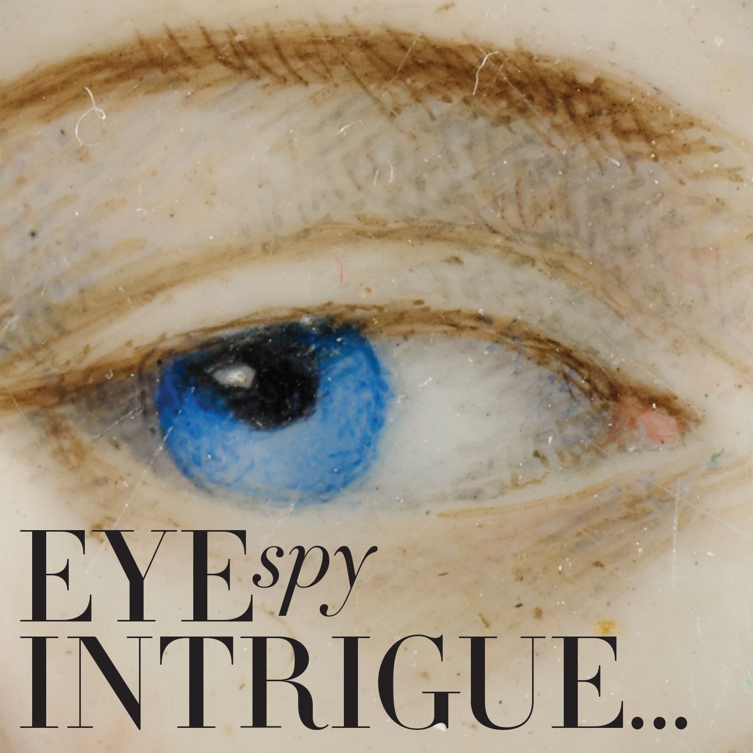 poster for an exhibition of eye miniatures