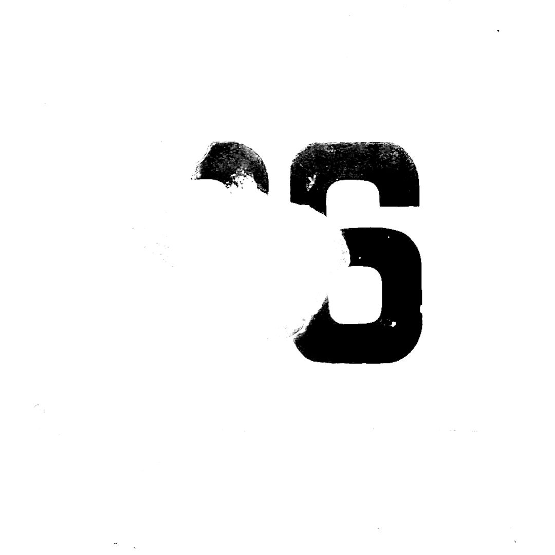 abstract black and white image letterforms