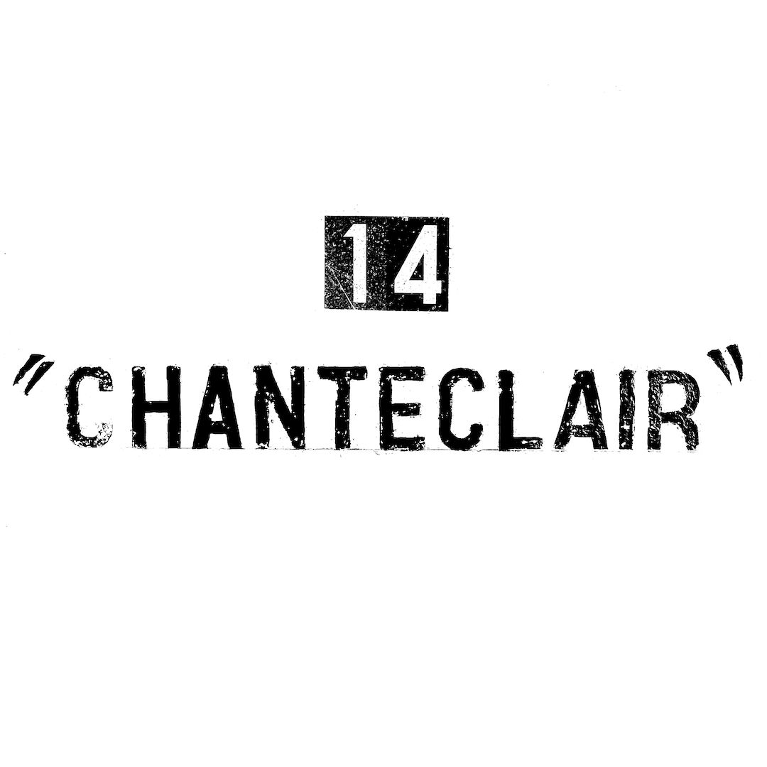 abstract black and white image letterforms