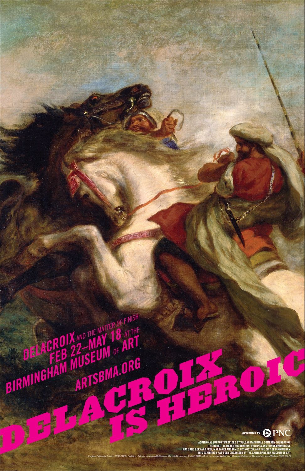 poster for a delacroix exhibition