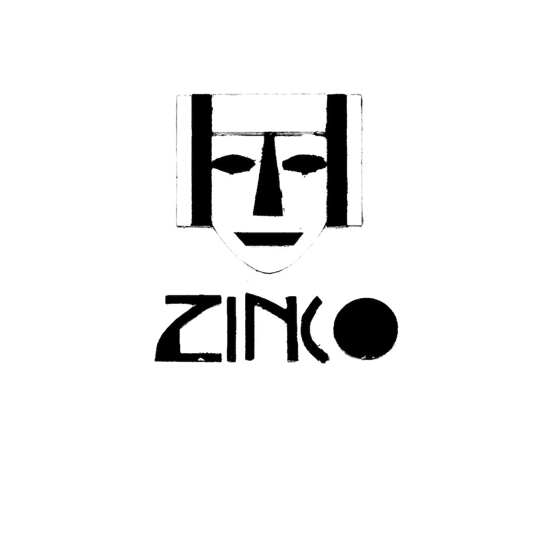 abstract black and white image letterforms
