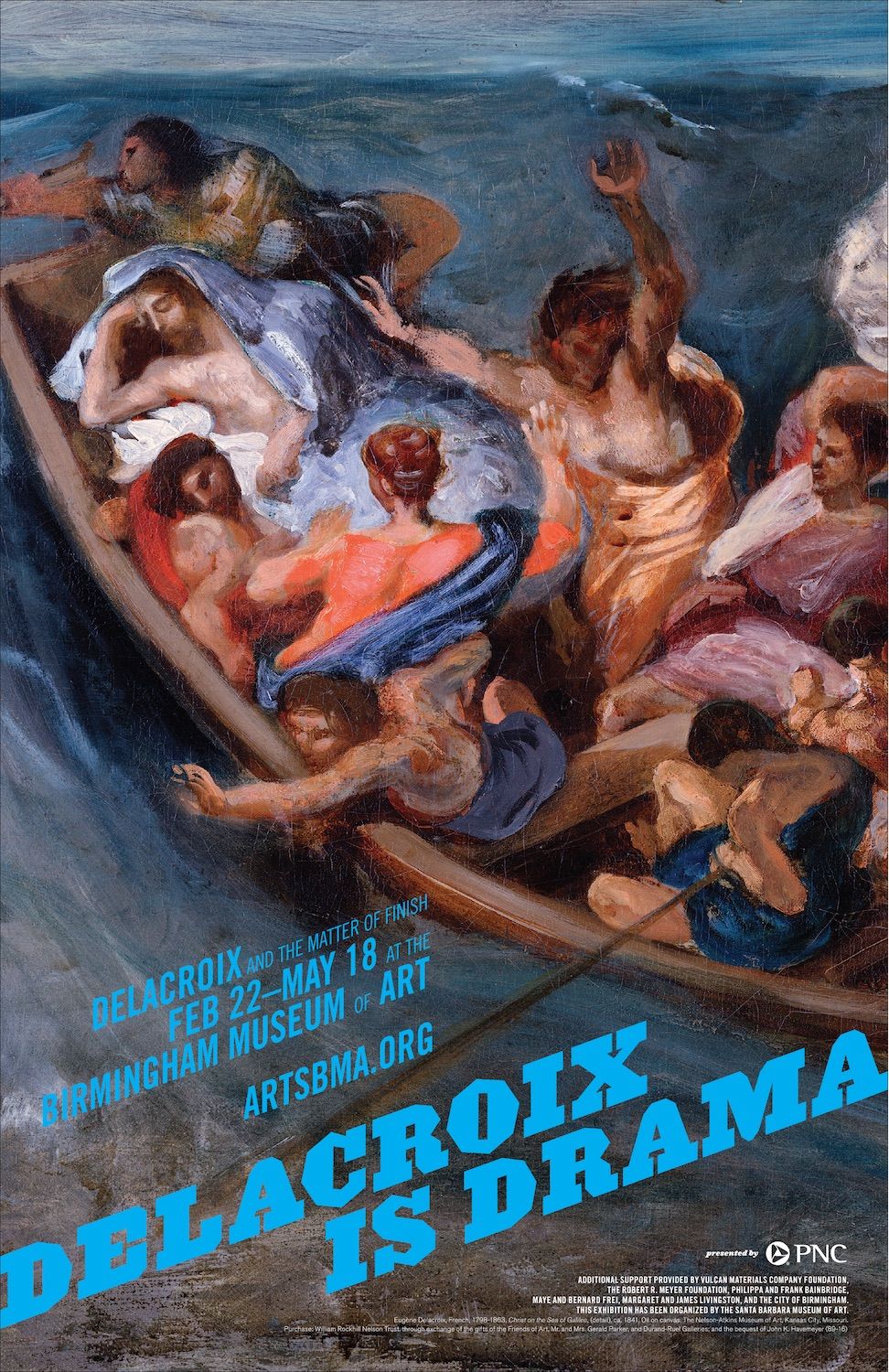 poster for a delacroix exhibition