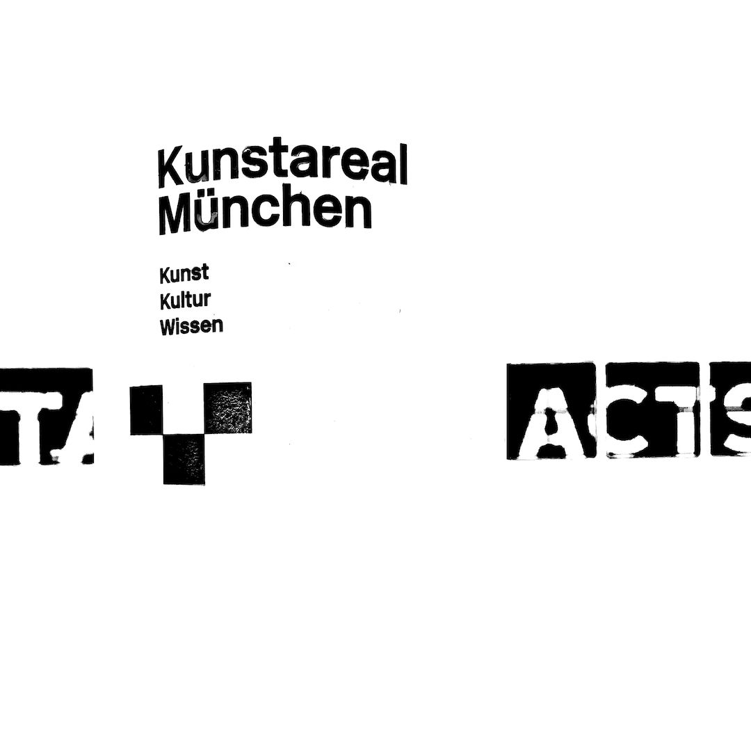 abstract black and white image letterforms