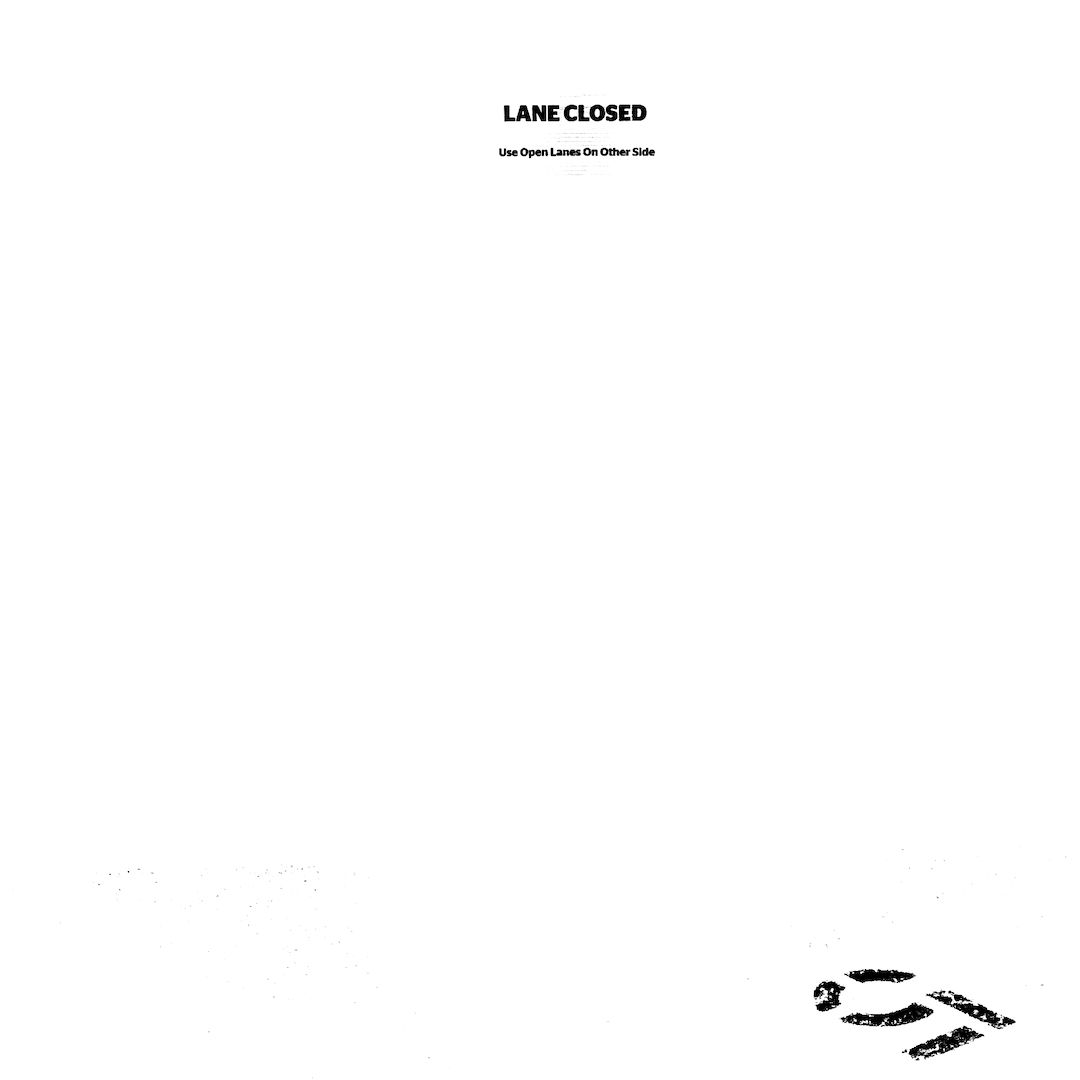 abstract black and white image letterforms