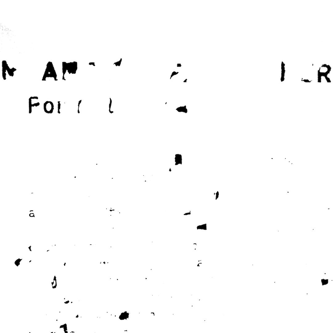 abstract black and white image letterforms