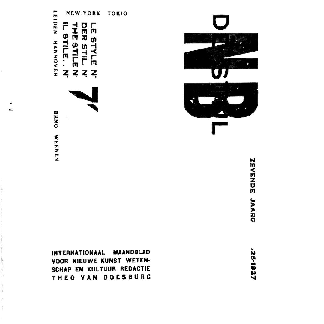 abstract black and white image letterforms