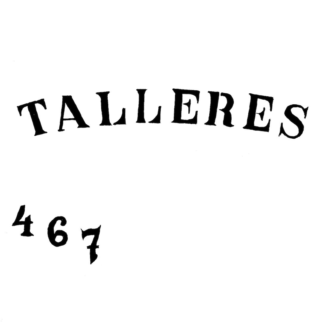 abstract black and white image letterforms