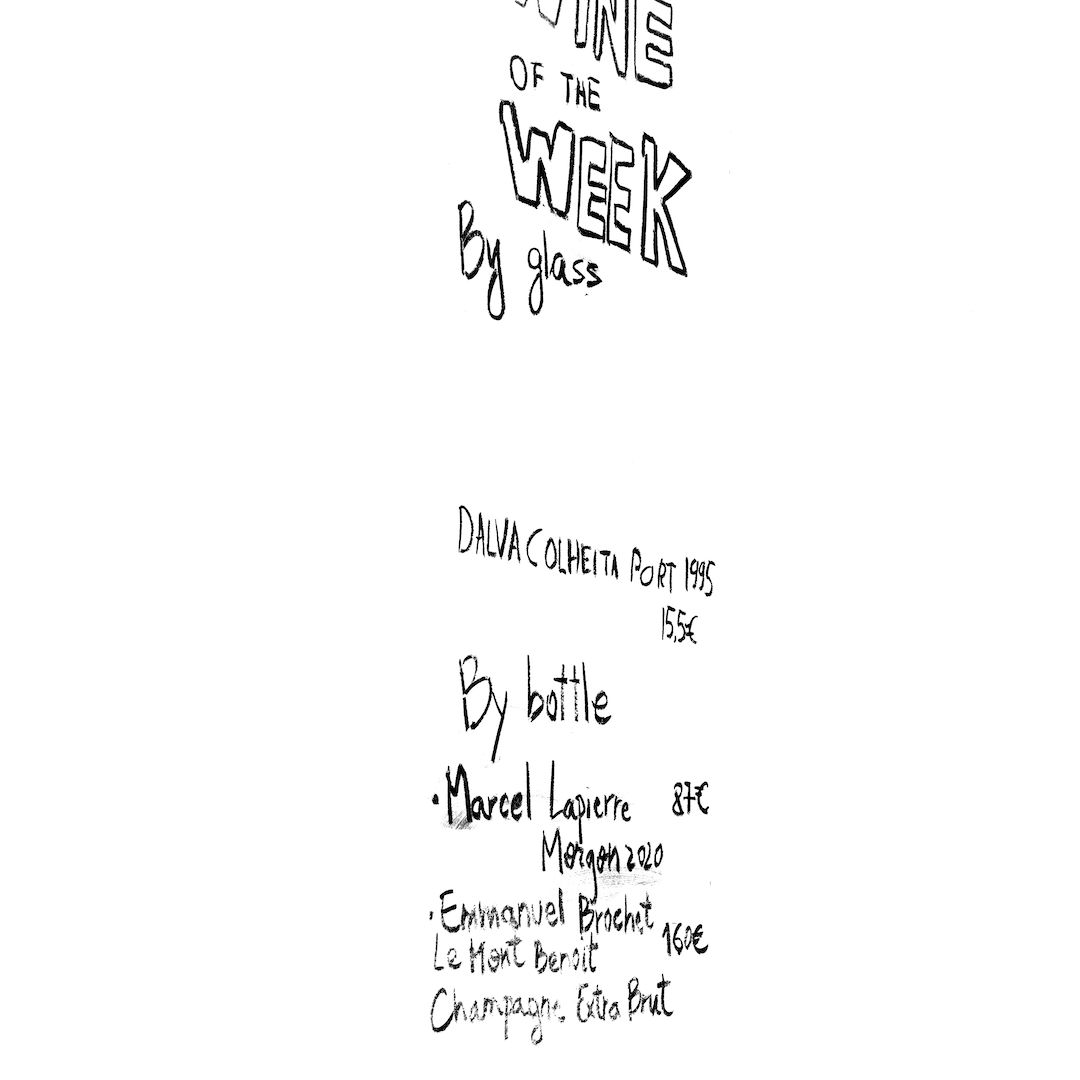 abstract black and white image letterforms