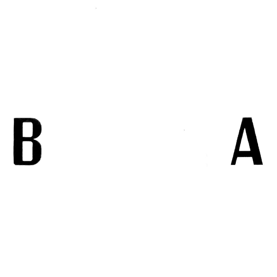 abstract black and white image letterforms