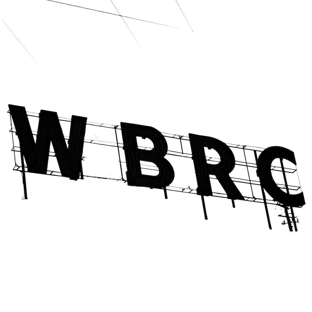 abstract black and white image letterforms