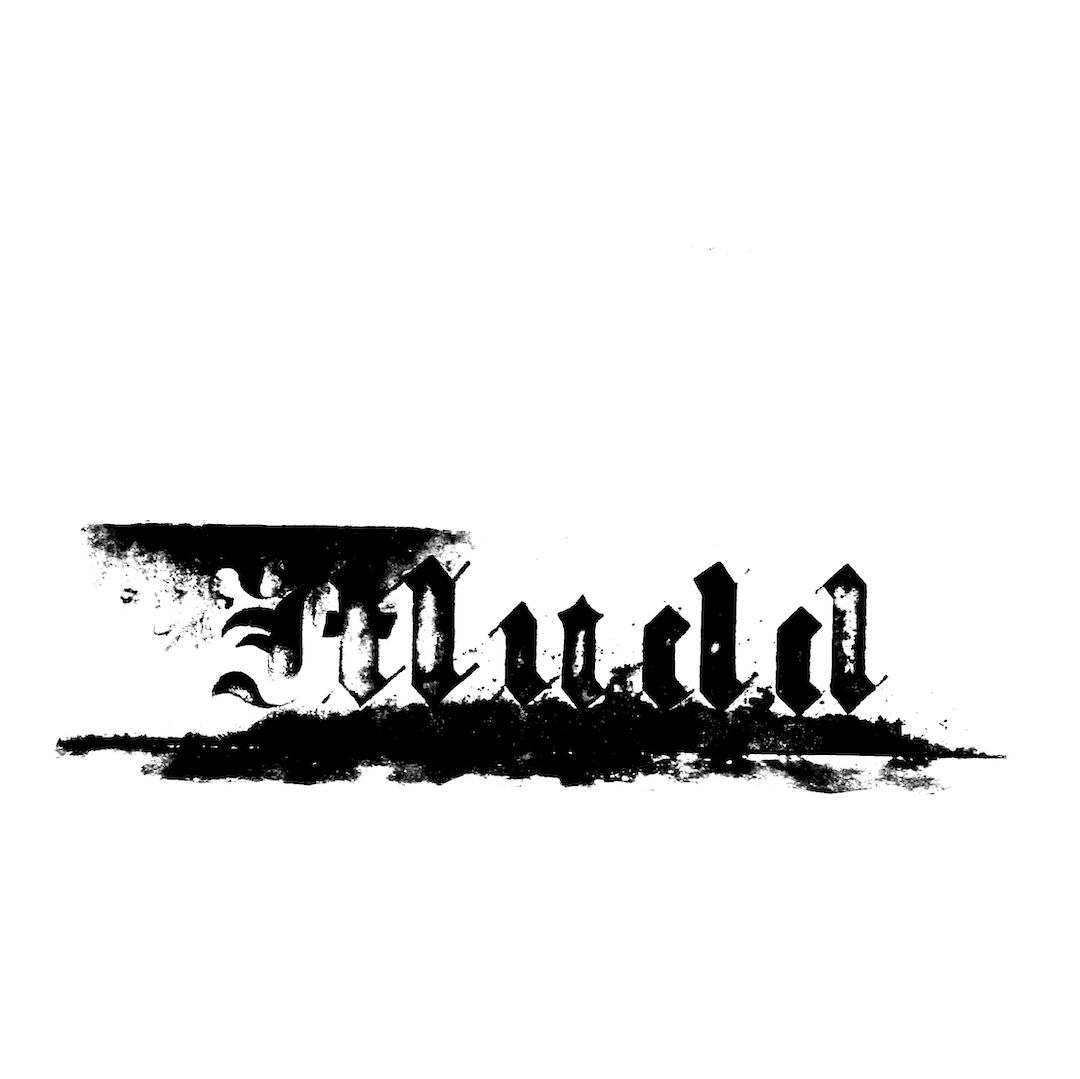 abstract black and white image letterforms