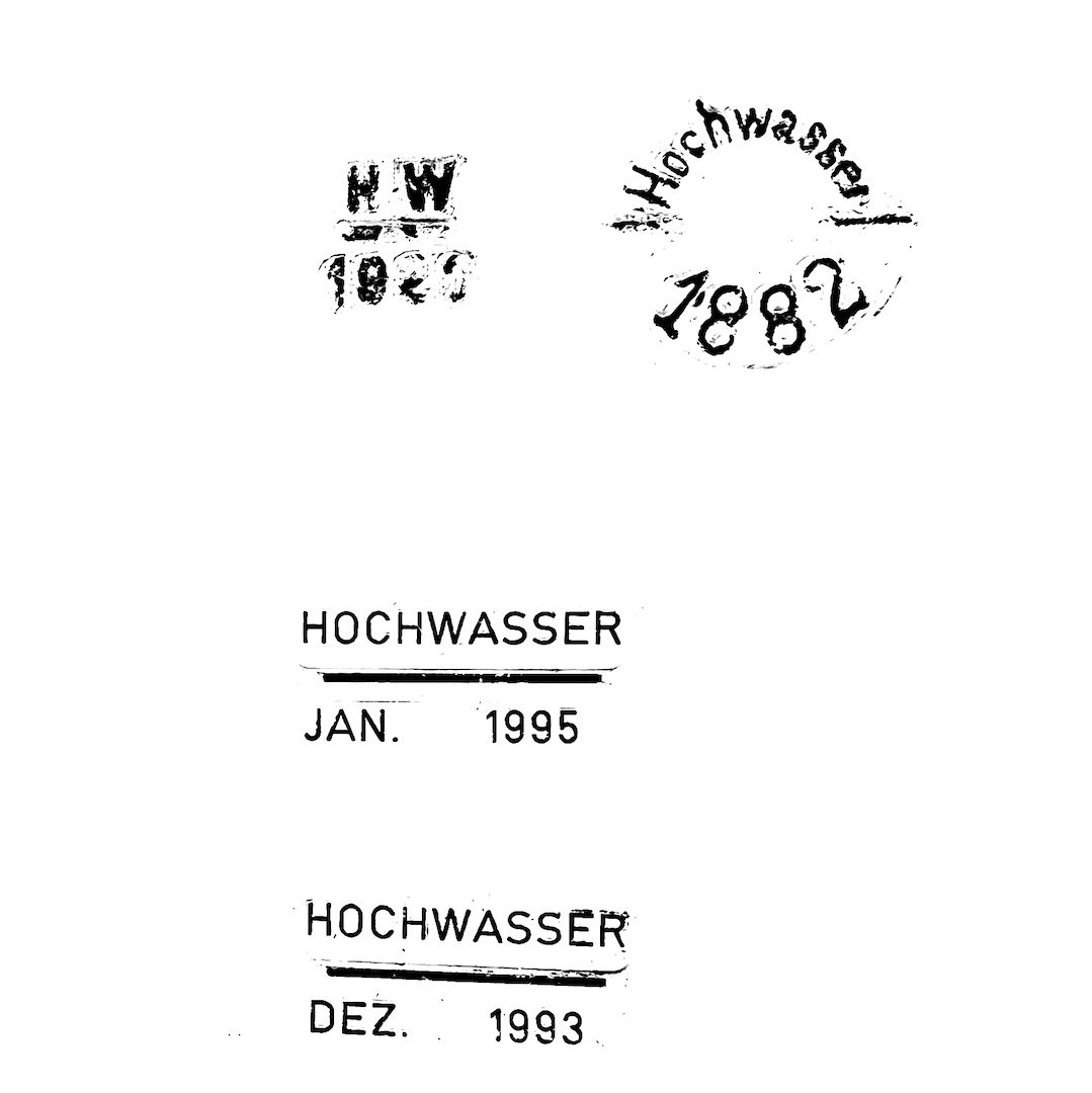 abstract black and white image letterforms
