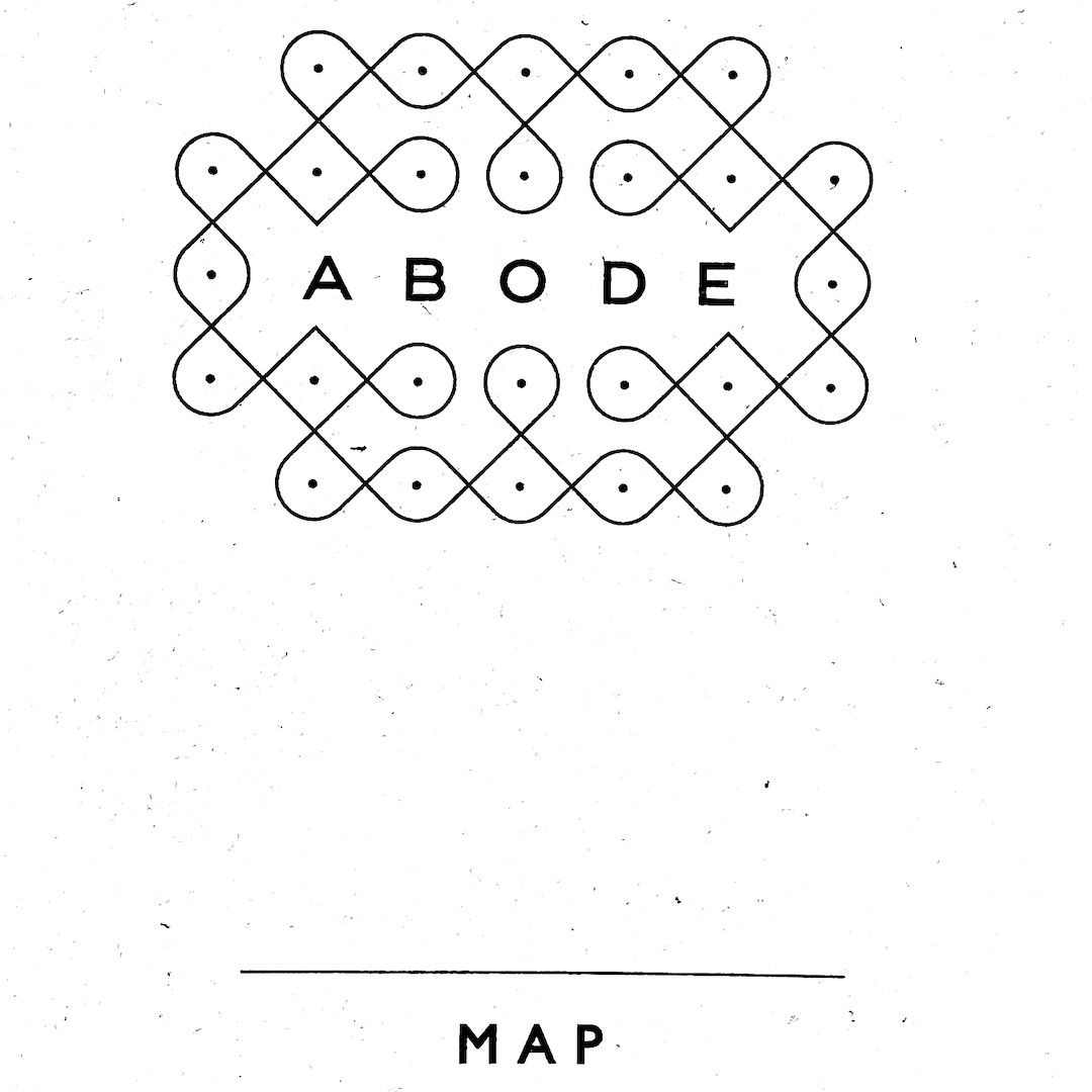 abstract black and white image letterforms
