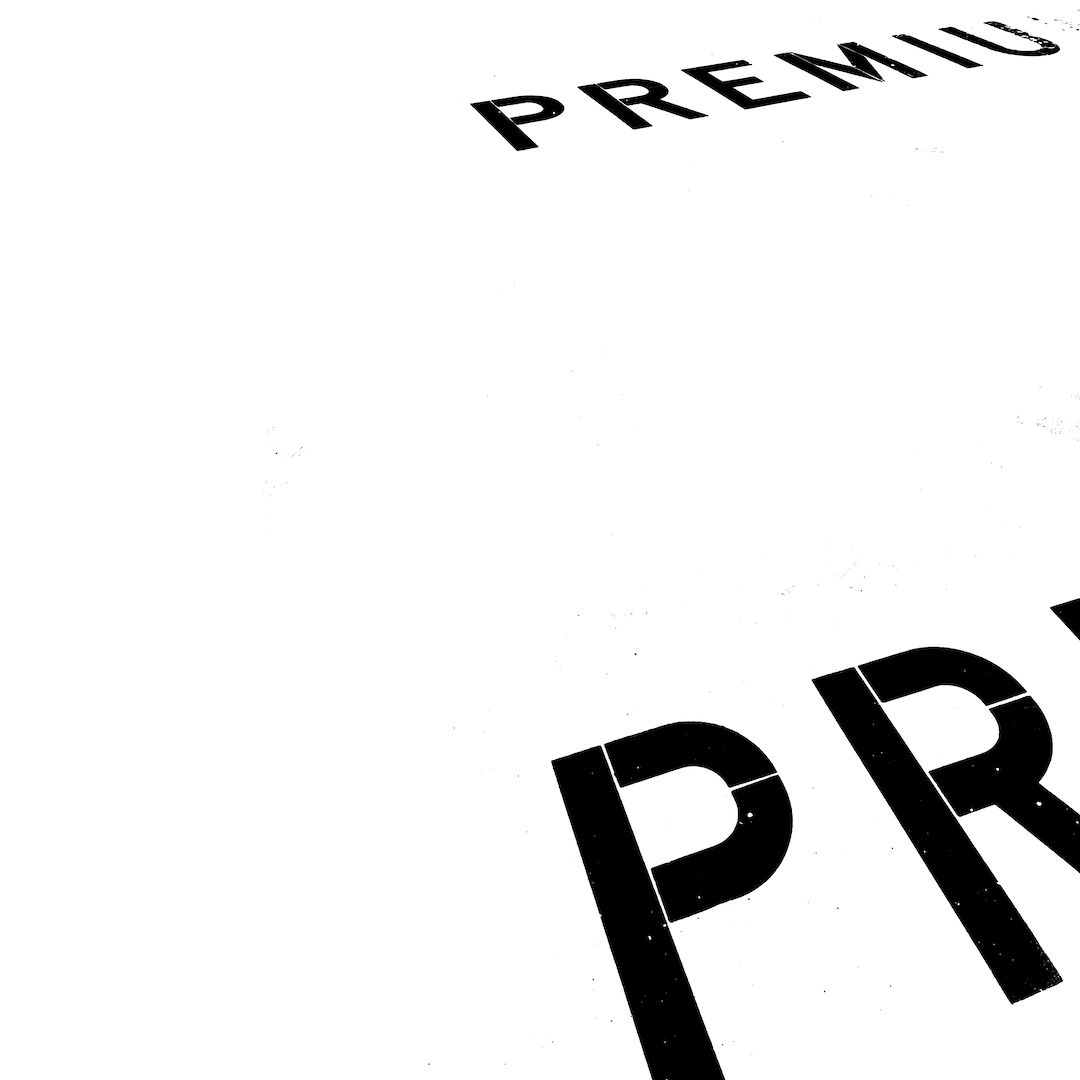 abstract black and white image letterforms