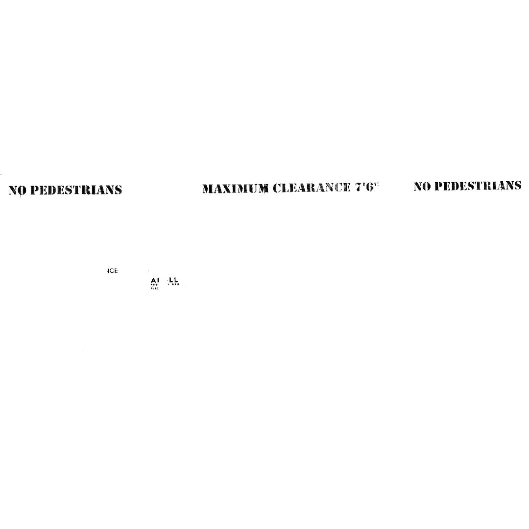 abstract black and white image letterforms