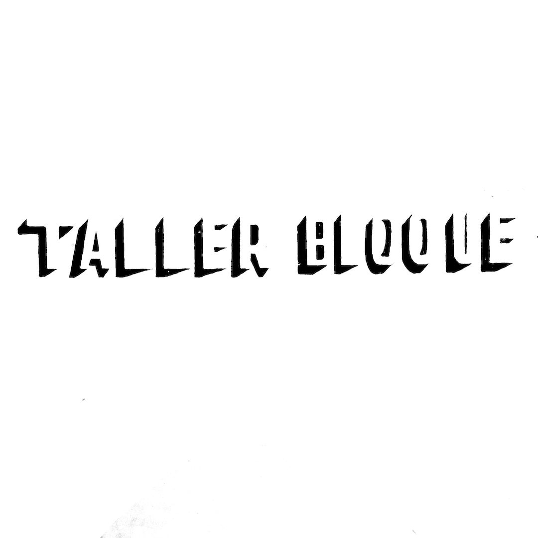 abstract black and white image letterforms