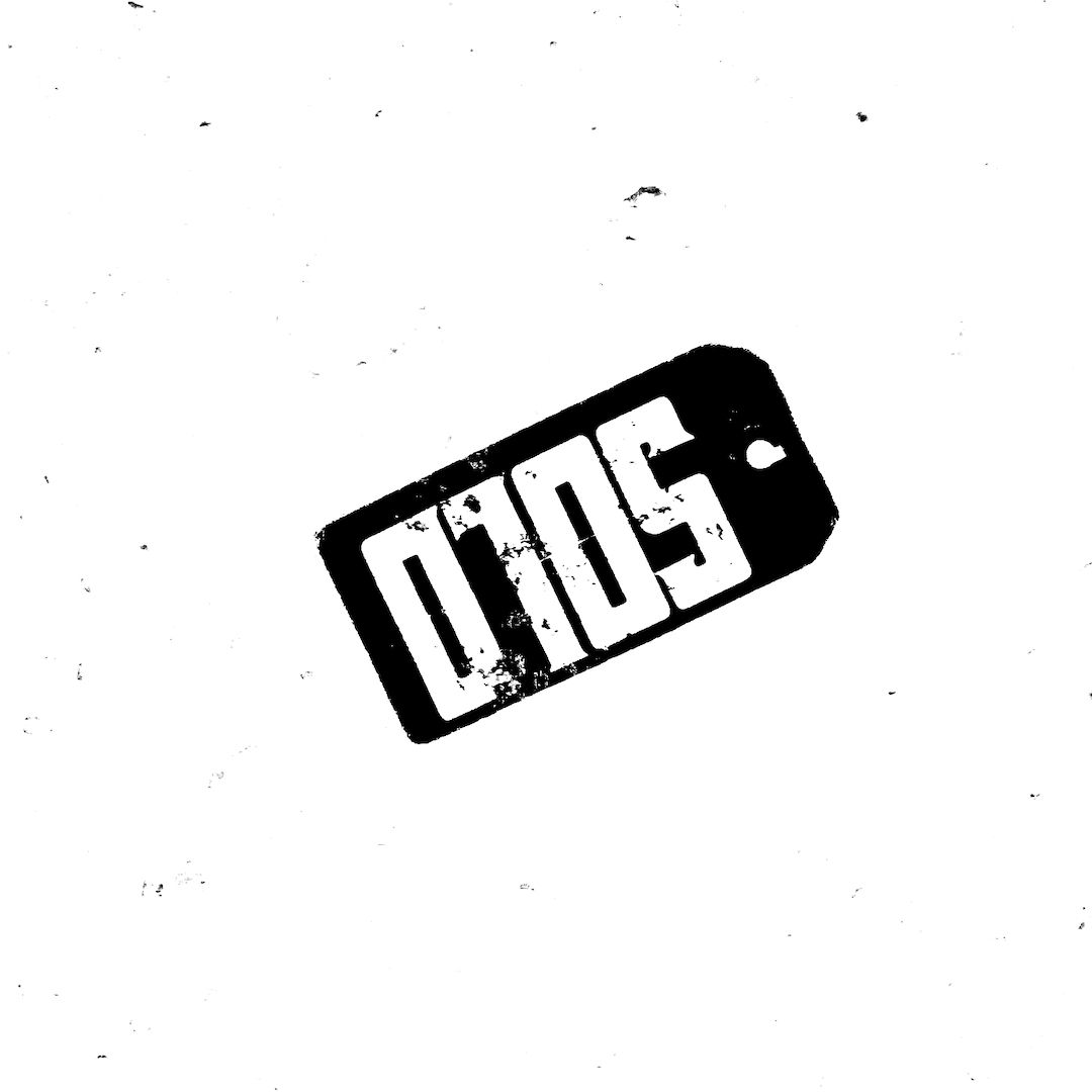 abstract black and white image letterforms