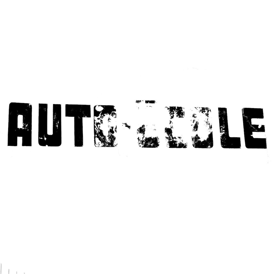 abstract black and white image letterforms