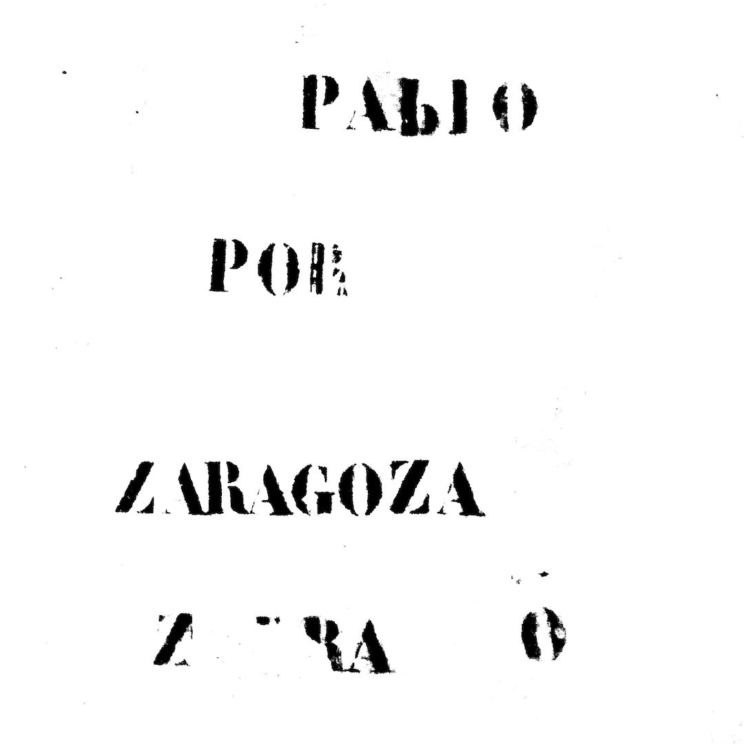 abstract black and white image letterforms